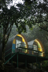 Comfortable Cozy Cabin at Cloud Cabana Holidays Vagamon, perfect for a relaxing stay with essential amenities.